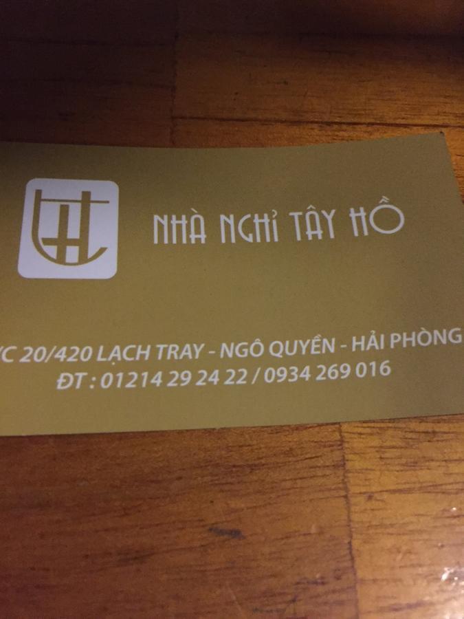 Motel Tay Ho Haiphong Exterior foto